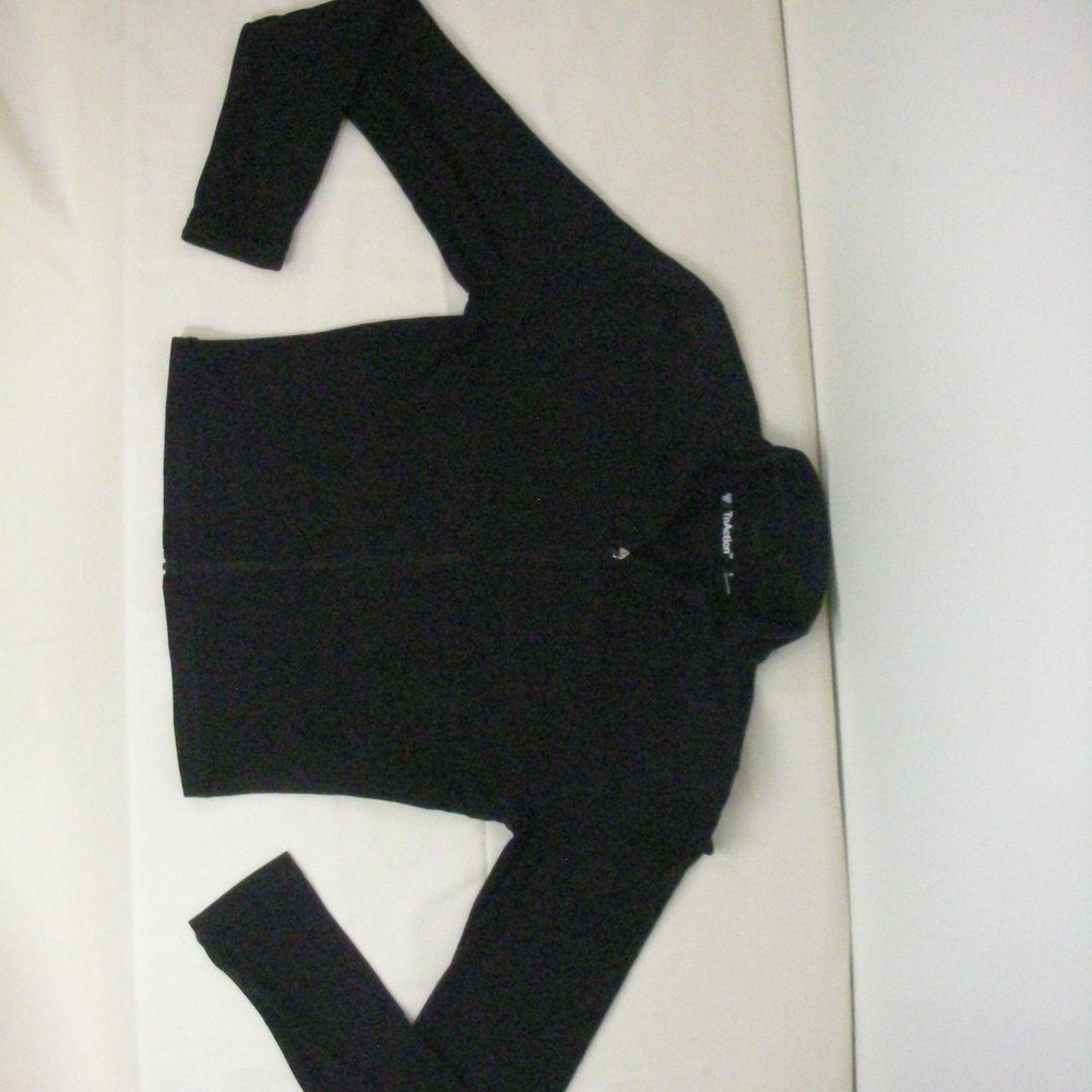 TNAction by Aritzia Black Cropped Zip Up Active Jacket Size Small Athleisure - Picture 1 of 5